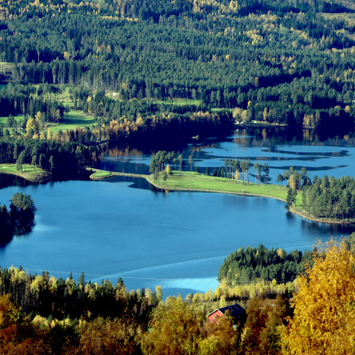 Valdres Golf Bane Oversikt Okt